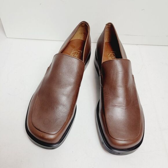 FRANCO SARTO Bocca Brown 90s Inspo Style Slip-on Loafer SIZE 7 NWOB $120 Retail - Picture 4 of 11